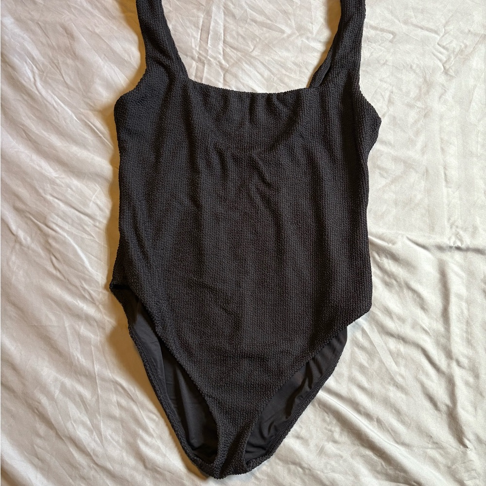 Show Me Your Mumu Black Scrunch Swimsuit